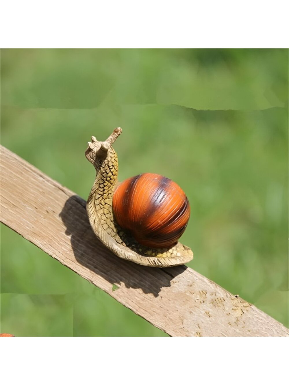 Cute Snail Garden Decor Animal Statue Indoor Outdoor Art Décor 3.54 Inch Resin